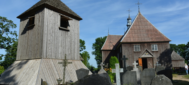 St Stanislaus Bishop church building complex and the Chapels of the Cross